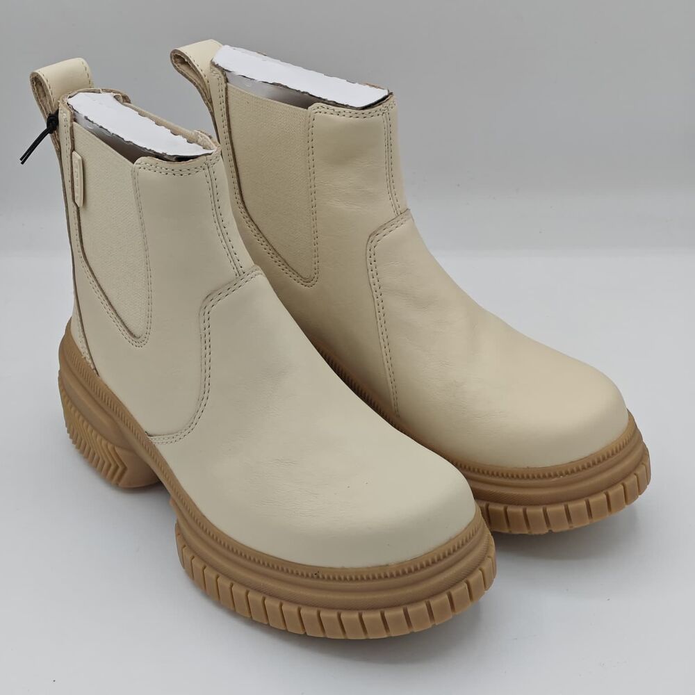 SOREL ONA AVE Chelsea Boot WP Women’s Waterproof Leather Boot (Honey/Gum 16)